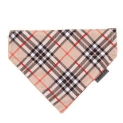 The Worthy Dog Tan Bias Plaid Slide-On Bandana Collar Accessory 5 The Worthy Dog Tan Bias Plaid Slide-On Bandana Collar Accessory -The Worthy Dog Shop GUEST 00caae0d 48af 422e 9aaf a3d57aa64629