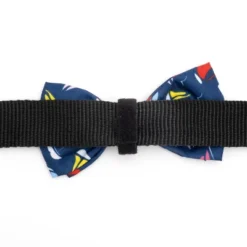 The Worthy Dog Sailboats Bow Tie Adjustable Collar Attachment Accessory