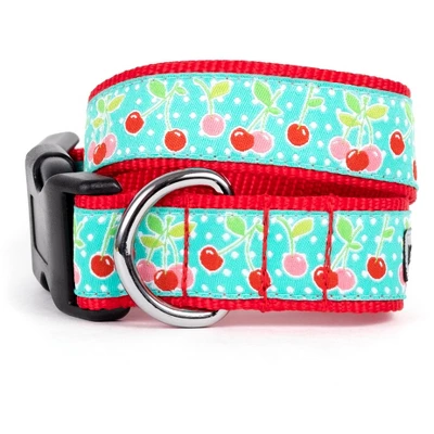 The Worthy Dog Cherries Dog Collar 1 The Worthy Dog Cherries Dog Collar