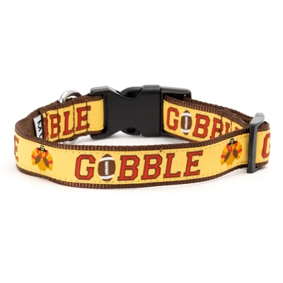 The Worthy Dog Gobble Gobble Dog Collar 1 The Worthy Dog Gobble Gobble Dog Collar