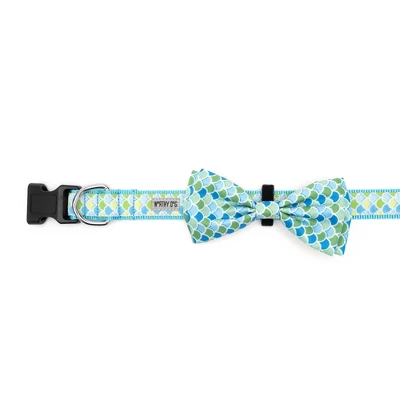 The Worthy Dog Mermaid Adjustable Bow Tie Accessory 3 The Worthy Dog Mermaid Adjustable Bow Tie Accessory - Image 3