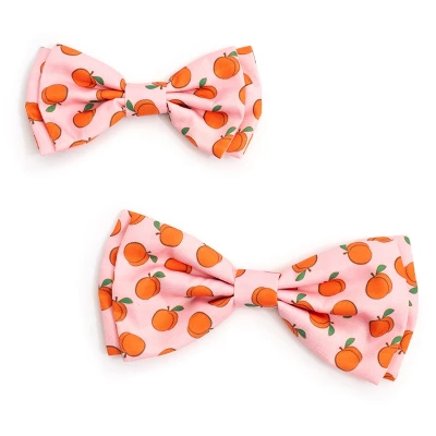 The Worthy Dog Peachy Keen Bow Tie Accessory 2 The Worthy Dog Peachy Keen Bow Tie Accessory - Image 2