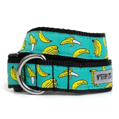 The Worthy Dog Go Bananas Dog Collar 1 The Worthy Dog Go Bananas Dog Collar