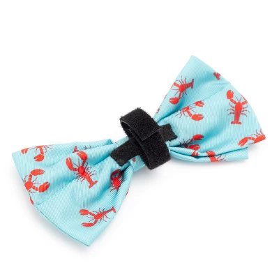 The Worthy Dog Lobsters Bow Tie Adjustable Collar Attachment Accessory 1 The Worthy Dog Lobsters Bow Tie Adjustable Collar Attachment Accessory