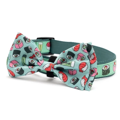 The Worthy Dog Sushi Adjustable Bow Tie Accessory 3 The Worthy Dog Sushi Adjustable Bow Tie Accessory - Image 3