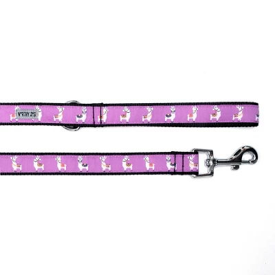 The Worthy Dog Llamas Dog Leash 4 The Worthy Dog Llamas Dog Leash - Image 4