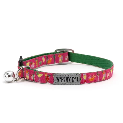 The Worthy Dog Summer Cheer Breakaway Adjustable Cat Collar 3 The Worthy Dog Summer Cheer Breakaway Adjustable Cat Collar - Image 3