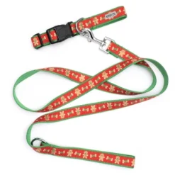 The Worthy Dog Gingerbread Bones Pet Leash