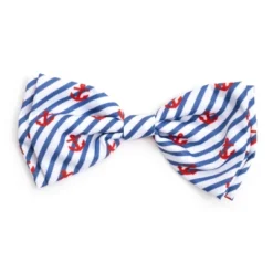 The Worthy Dog Stripe Anchors Bow Tie Accessory -The Worthy Dog Shop GUEST 4c616a99 44f5 4046 b1c3 e99bdd843f26