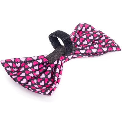 The Worthy Dog Heartthrob Bow Tie Adjustable Collar Attachment Accessory 3 The Worthy Dog Heartthrob Bow Tie Adjustable Collar Attachment Accessory - Image 3