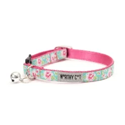 Watercolor Floral Adjustable Cat Collar - The Worthy Dog -The Worthy Dog Shop GUEST 4deaa8df cc2a 4e9f abf9 eafd34e9ad59