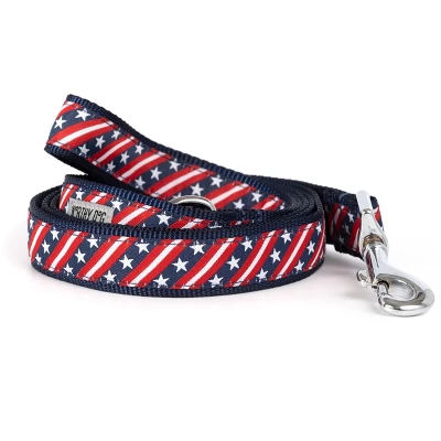 The Worthy Dog Bias Stars And Stripes Dog Leash 1 The Worthy Dog Bias Stars And Stripes Dog Leash