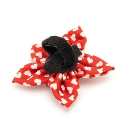 The Worthy Dog Hearts Flower Adjustable Collar Attachment Accessory 1 The Worthy Dog Hearts Flower Adjustable Collar Attachment Accessory