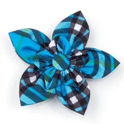 The Worthy Dog Bias Plaid Flower Adjustable Collar Attachment Accessory -The Worthy Dog Shop GUEST 54021b62 336b 458d 8a92 8f5007dd1c38