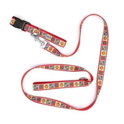 The Worthy Dog Good Tidings Adjustable Dog Collar 1 The Worthy Dog Good Tidings Adjustable Dog Collar