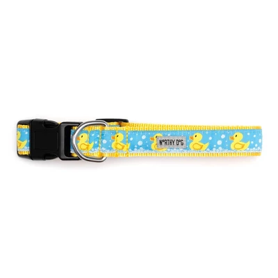 The Worthy Dog Rubber Duck Dog Collar 2 The Worthy Dog Rubber Duck Dog Collar - Image 2