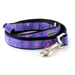The Worthy Dog Sunburst Purple Dog Leash