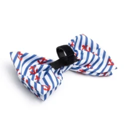The Worthy Dog Stripe Anchors Bow Tie Accessory