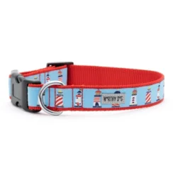 The Worthy Dog Lighthouses Collar -The Worthy Dog Shop GUEST 62de46a6 e826 4c38 b243 0ed96d53661d