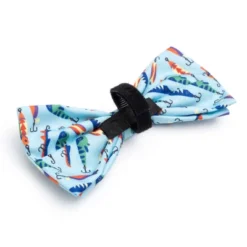 The Worthy Dog Gone Fishin' Bow Tie Accessory