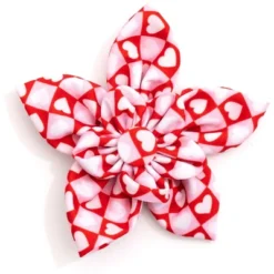 The Worthy Dog Colorblock Hearts Flower Accessory -The Worthy Dog Shop GUEST 65288bfc bdc3 4546 9164 e0e74f8c4e95