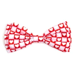 The Worthy Dog Colorblock Hearts Bow Tie Accessory -The Worthy Dog Shop GUEST 65565361 98e1 4538 a94e 46fd62628166