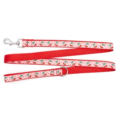 Cherries Jubilee Dog Leash - The Worthy Dog 2 Cherries Jubilee Dog Leash - The Worthy Dog - Image 2