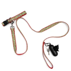 The Worthy Dog Holly Pet Leash - Green - L