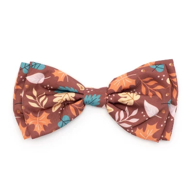 The Worthy Dog Falling Leaves Bow Tie - Adjustable Pet Collar Accessory 4 The Worthy Dog Falling Leaves Bow Tie - Adjustable Pet Collar Accessory - Image 4