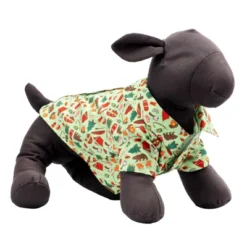 The Worthy Dog Happy Camper Button-Up-Look Pet Shirt