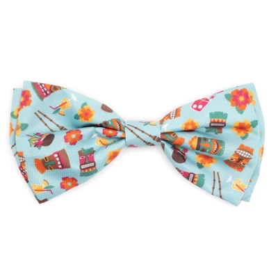 The Worthy Dog Tiki Time Adjustable Bow Tie Accessory 3 The Worthy Dog Tiki Time Adjustable Bow Tie Accessory - Image 3