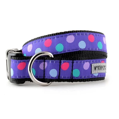 The Worthy Dog Gumball Purple Dog Collar 1 The Worthy Dog Gumball Purple Dog Collar