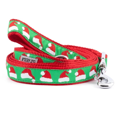 The Worthy Dog Santa Hats Dog Leash 1 The Worthy Dog Santa Hats Dog Leash