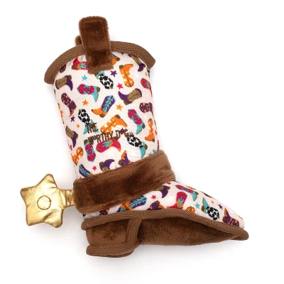 The Worthy Dog Wild Wild West Boot Tough Dog Toy 2 The Worthy Dog Wild Wild West Boot Tough Dog Toy - Image 2
