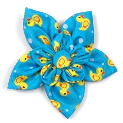 The Worthy Dog Rubber Duck Flower Adjustable Collar Attachment Accessory 3 The Worthy Dog Rubber Duck Flower Adjustable Collar Attachment Accessory - Image 3