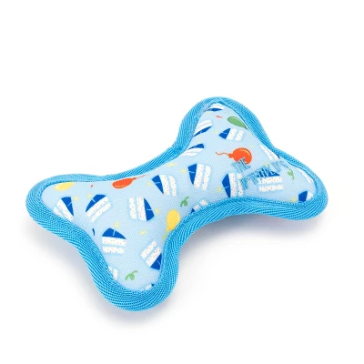The Worthy Dog Tough Birthday Boy Bone Dog Toy 2 The Worthy Dog Tough Birthday Boy Bone Dog Toy - Image 2