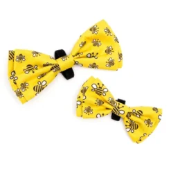 Bzzz! Dog Bow Tie - Adjustable Collar Accessory By The Worthy Dog -The Worthy Dog Shop GUEST af00ea15 8363 4671 a3d6 284085b9ca49