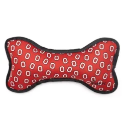 The License House Ohio State Buckeyes Dog Tough Block O Bone Toy