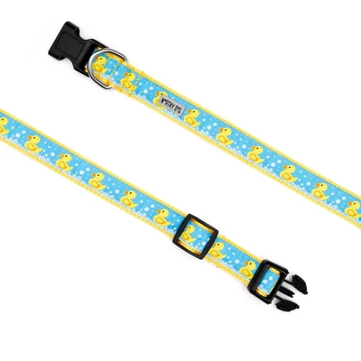 The Worthy Dog Rubber Duck Dog Collar 1 The Worthy Dog Rubber Duck Dog Collar