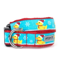 The Worthy Dog Santa Duck Dog Collar