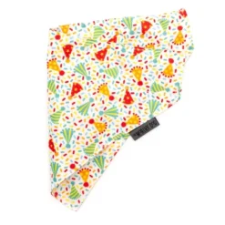 The Worthy Dog Celebrate Slide-On Bandana Collar Accessory