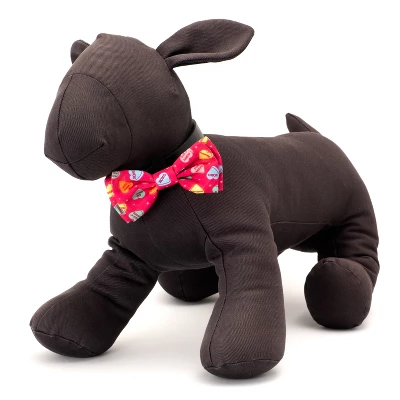 The Worthy Dog Puppy Love Bow Tie Adjustable Collar Attachment Accessory 2 The Worthy Dog Puppy Love Bow Tie Adjustable Collar Attachment Accessory - Image 2