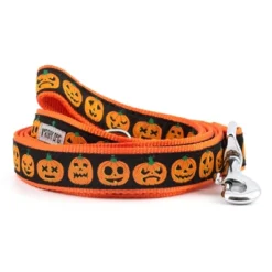 The Worthy Dog Jack-O-Lantern Dog Leash