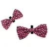 The Worthy Dog Heartthrob Bow Tie Adjustable Collar Attachment Accessory