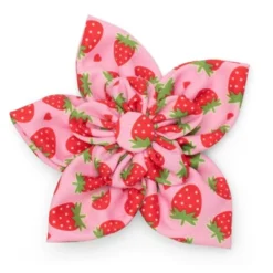 The Worthy Dog Strawberries Adjustable Flower Accessory -The Worthy Dog Shop GUEST d63743db b7f7 44e2 b4ca 2a0c19a1fdf7