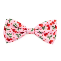 Cherries Jubilee Dog Bow Tie - Adjustable Collar Accessory By The Worthy Dog -The Worthy Dog Shop GUEST d69afe35 89d2 428e aec7 a10471c6642d