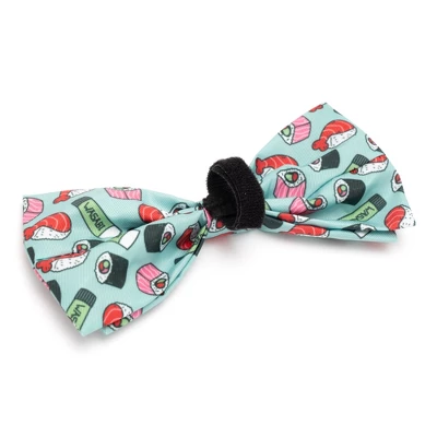 The Worthy Dog Sushi Adjustable Bow Tie Accessory 1 The Worthy Dog Sushi Adjustable Bow Tie Accessory