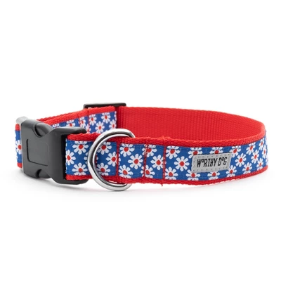The Worthy Dog Daisies Dog Collar 4 The Worthy Dog Daisies Dog Collar - Image 4