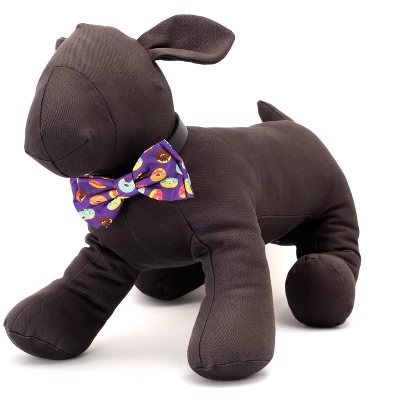 The Worthy Dog Donuts Bow Tie Adjustable Collar Attachment Accessory 2 The Worthy Dog Donuts Bow Tie Adjustable Collar Attachment Accessory - Image 2