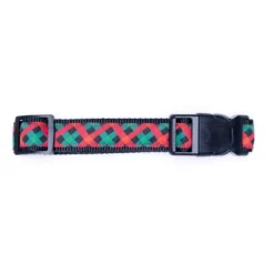 The Worthy Dog Holiday Check Dog Collar -The Worthy Dog Shop GUEST e09baec7 4916 4eda 8e1e 124f24567e27